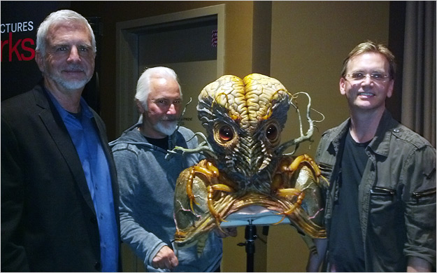 L to R: Ken Ralston, Rick Baker and Spencer Cook
