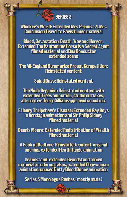 Monty Python Blu-ray extras