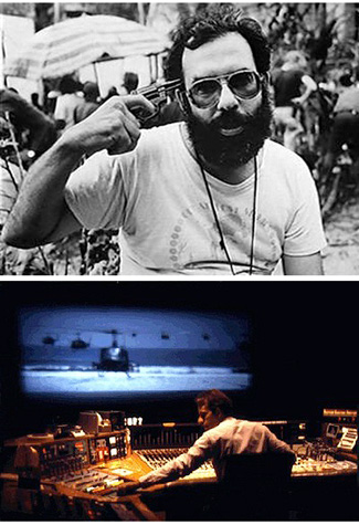 Director Francis Ford Coppola on set; Mixing the film