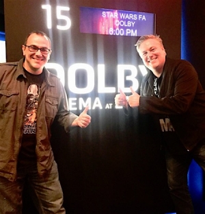 Bill Hunt &amp; Robert Meyer Burnett rocking Star Wars: The Last Jedi
